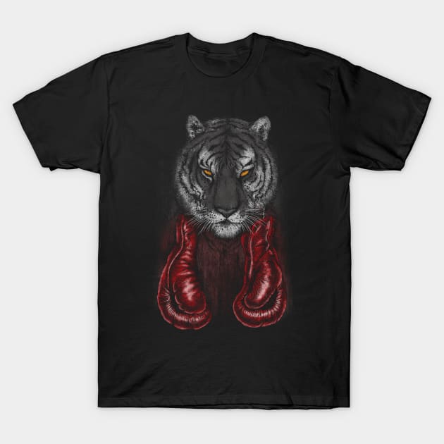 Wild Boxer T-Shirt by jun087